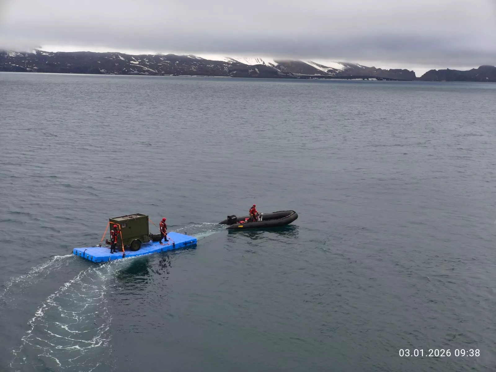 Campaña Antártica Española comandada por el oscense Javier Abizanda. Foto Campaña Antártica Española