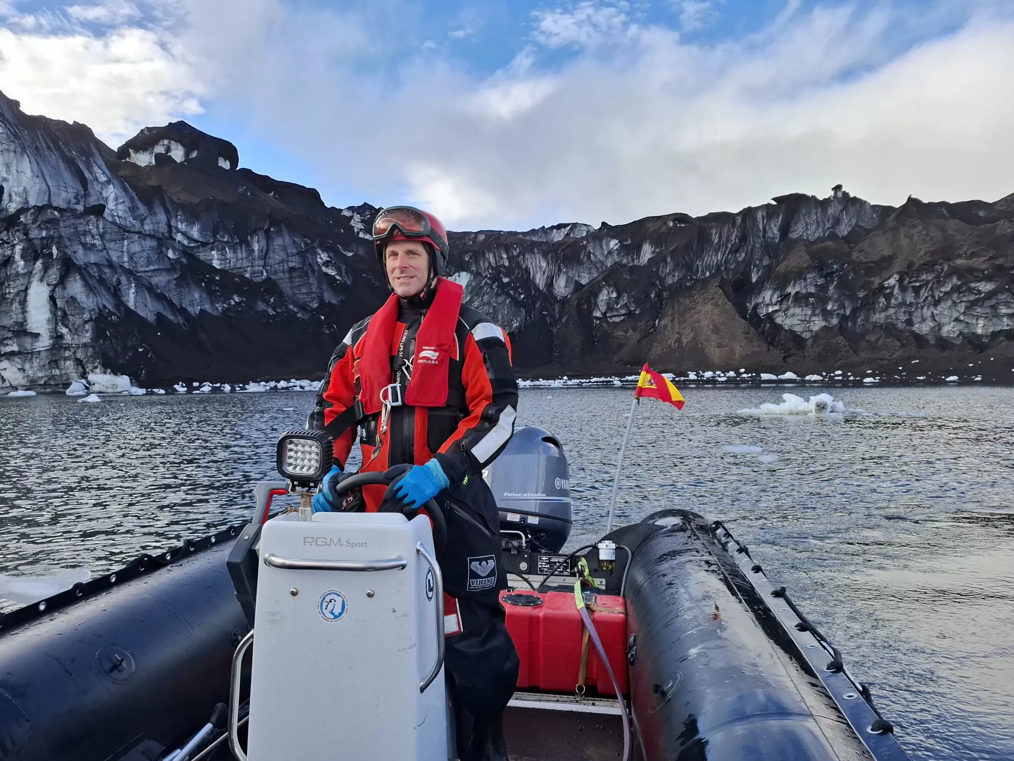 Campaña Antártica Española comandada por el oscense Javier Abizanda. Foto Campaña Antártica Española