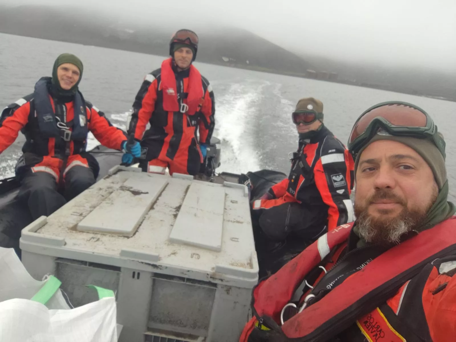 Campaña Antártica Española comandada por el oscense Javier Abizanda. Foto Campaña Antártica Española