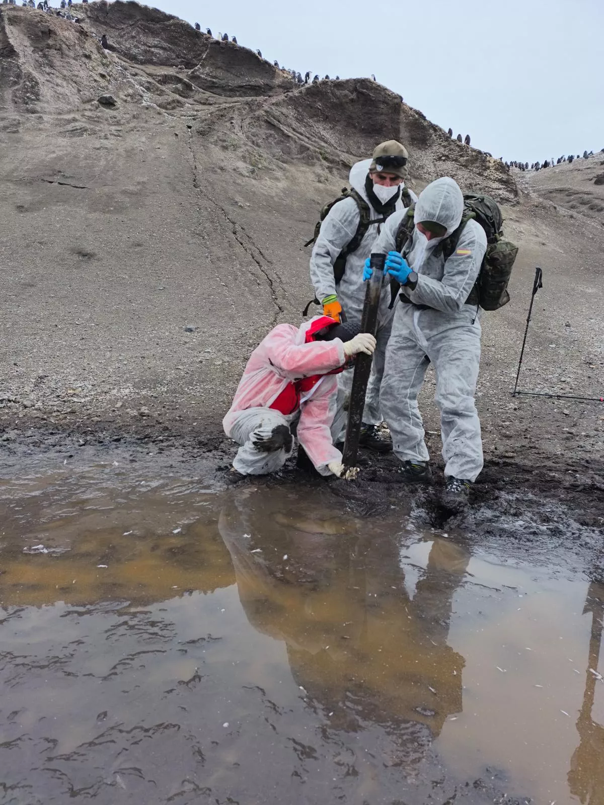 Campaña Antártica Española comandada por el oscense Javier Abizanda. Foto Campaña Antártica Española