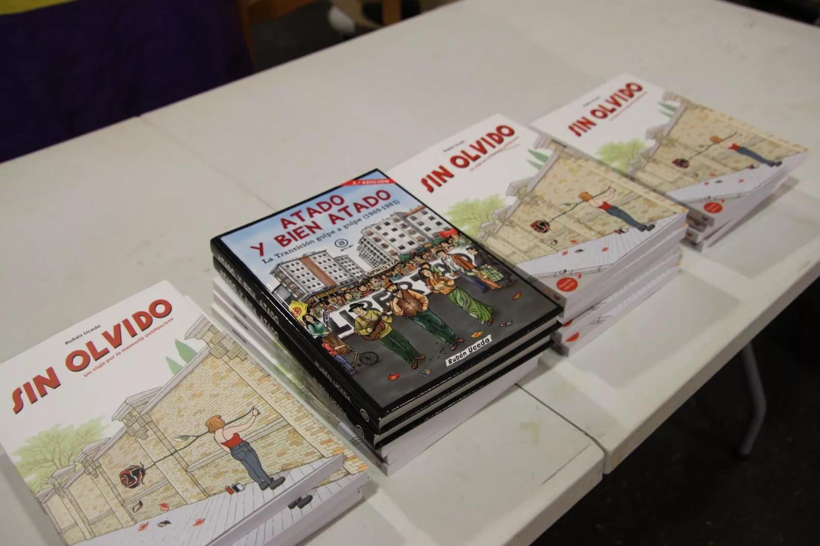  Presentación en Huesca de la novela gráfica de Rubén Uceda, Sin Olvido. Foto Carlos Neofato