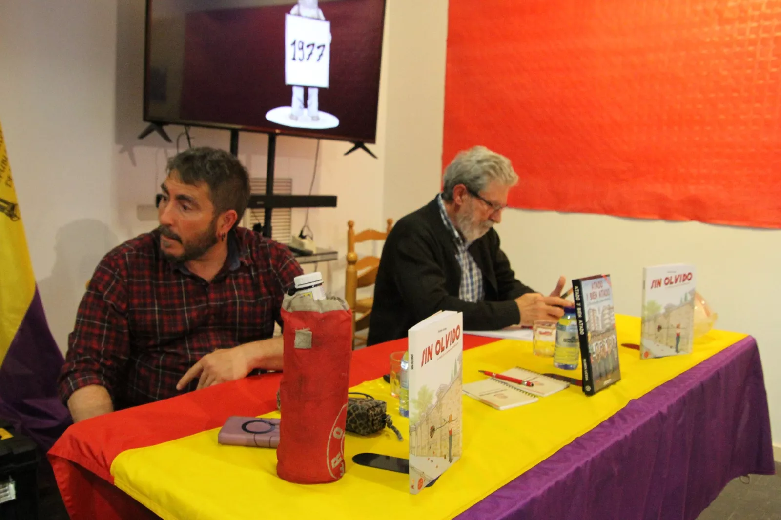  Presentación en Huesca de la novela gráfica de Rubén Uceda, Sin Olvido. Foto Carlos Neofato