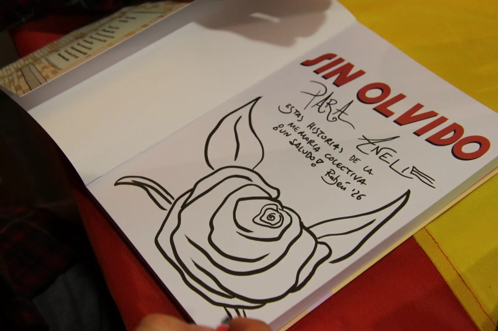  Presentación en Huesca de la novela gráfica de Rubén Uceda, Sin Olvido. Foto Carlos Neofato