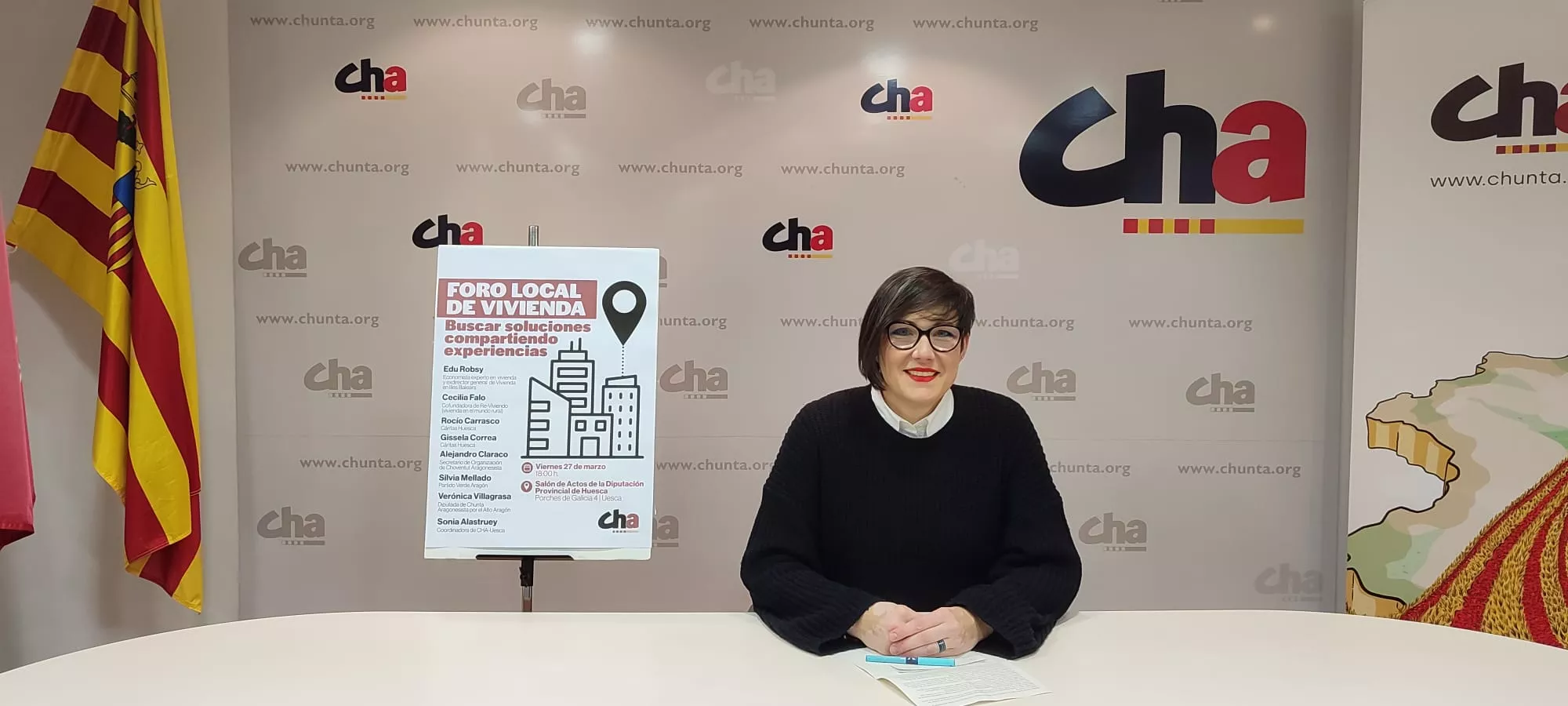 Verónica Villagrasa, diputada en Cortes por el Alto Aragón y exdirectora General de Vivienda del Gobierno de Aragón.