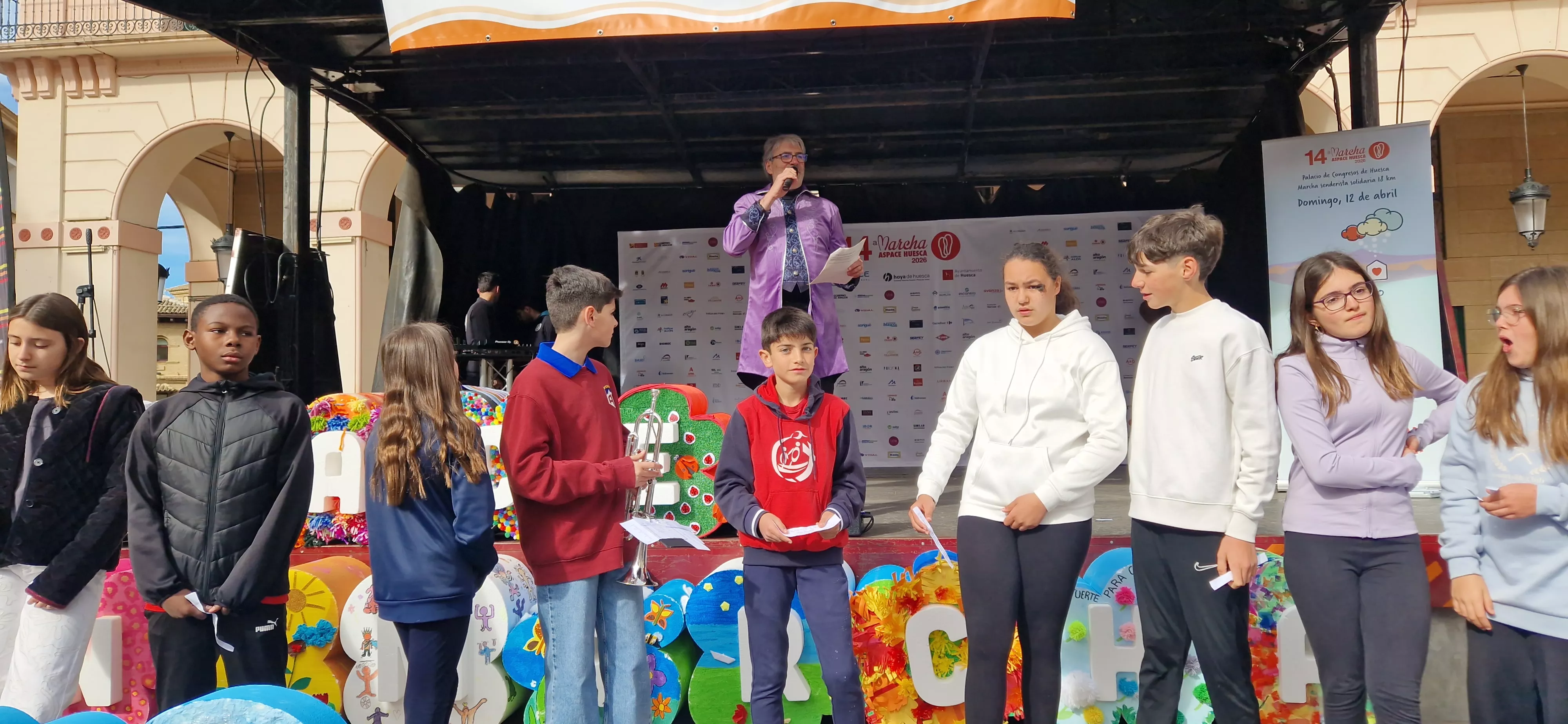 8ª Mini Marcha Aspace Huesca. Foto Myriam Martínez