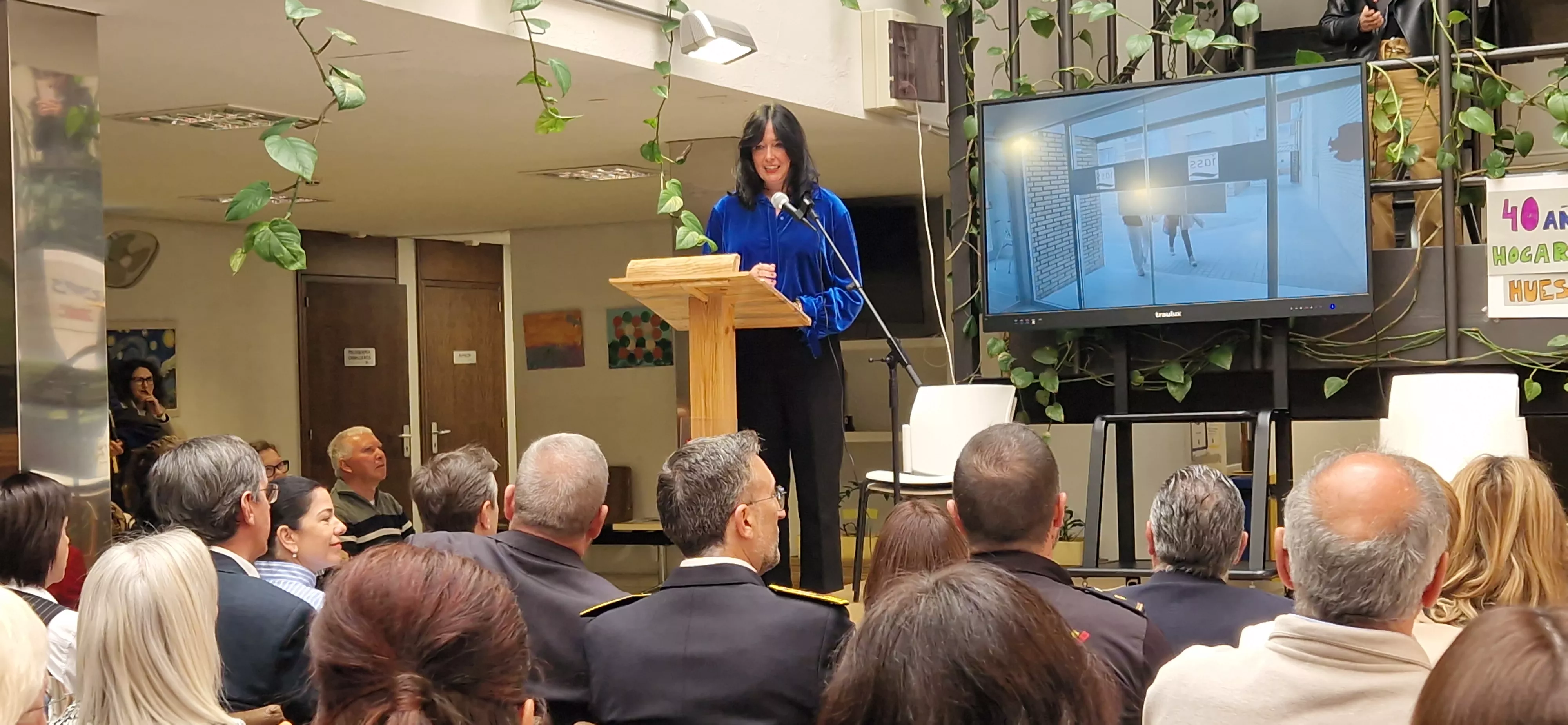 El Hogar de Personas Mayores de Huesca celebra su 40º aniversario. Foto Myriam Martínez