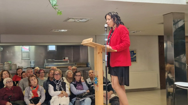 El Hogar de Personas Mayores de Huesca celebra su 40º aniversario. Foto Myriam Martínez