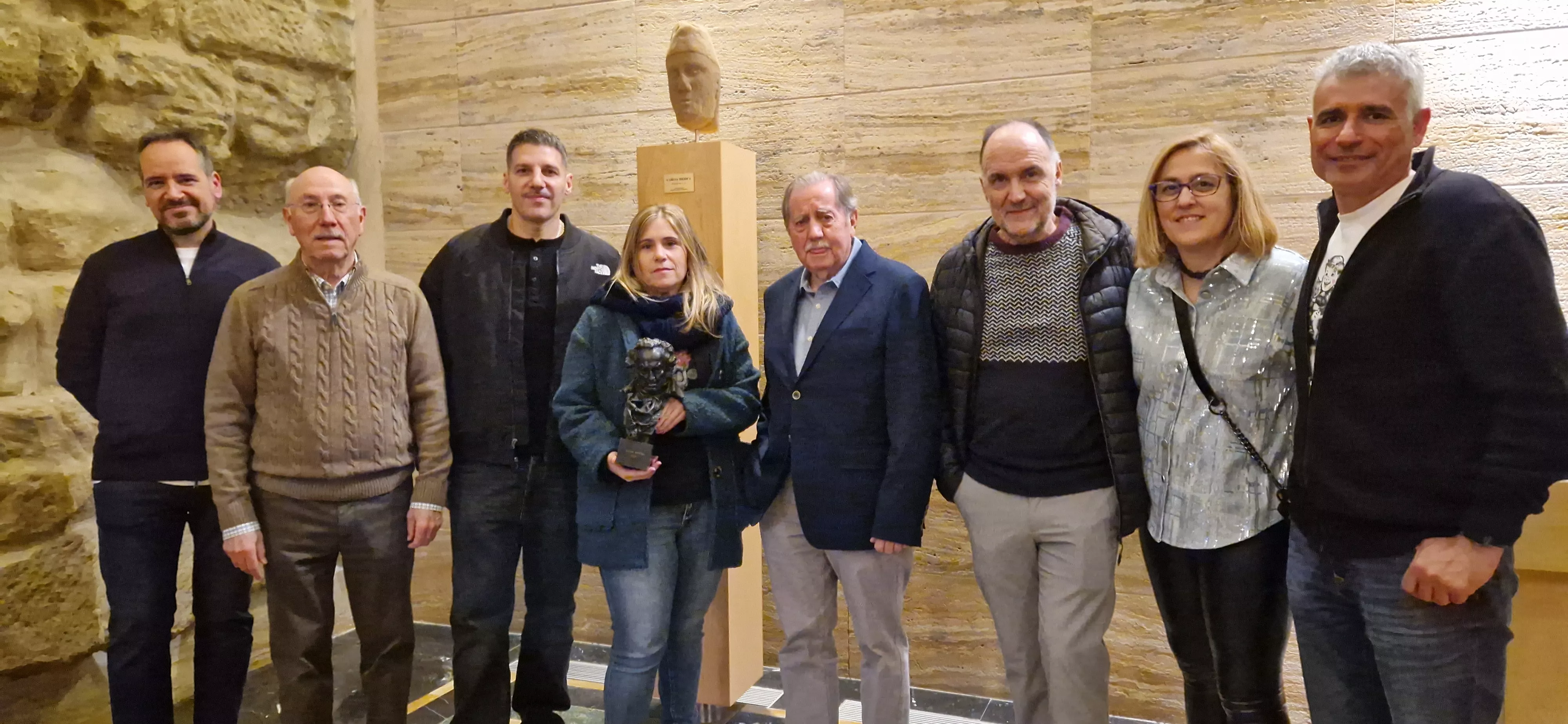 Homenaje de Oscacine a Yasmina Praderas y Andrés Campo. Foto Myriam Martínez