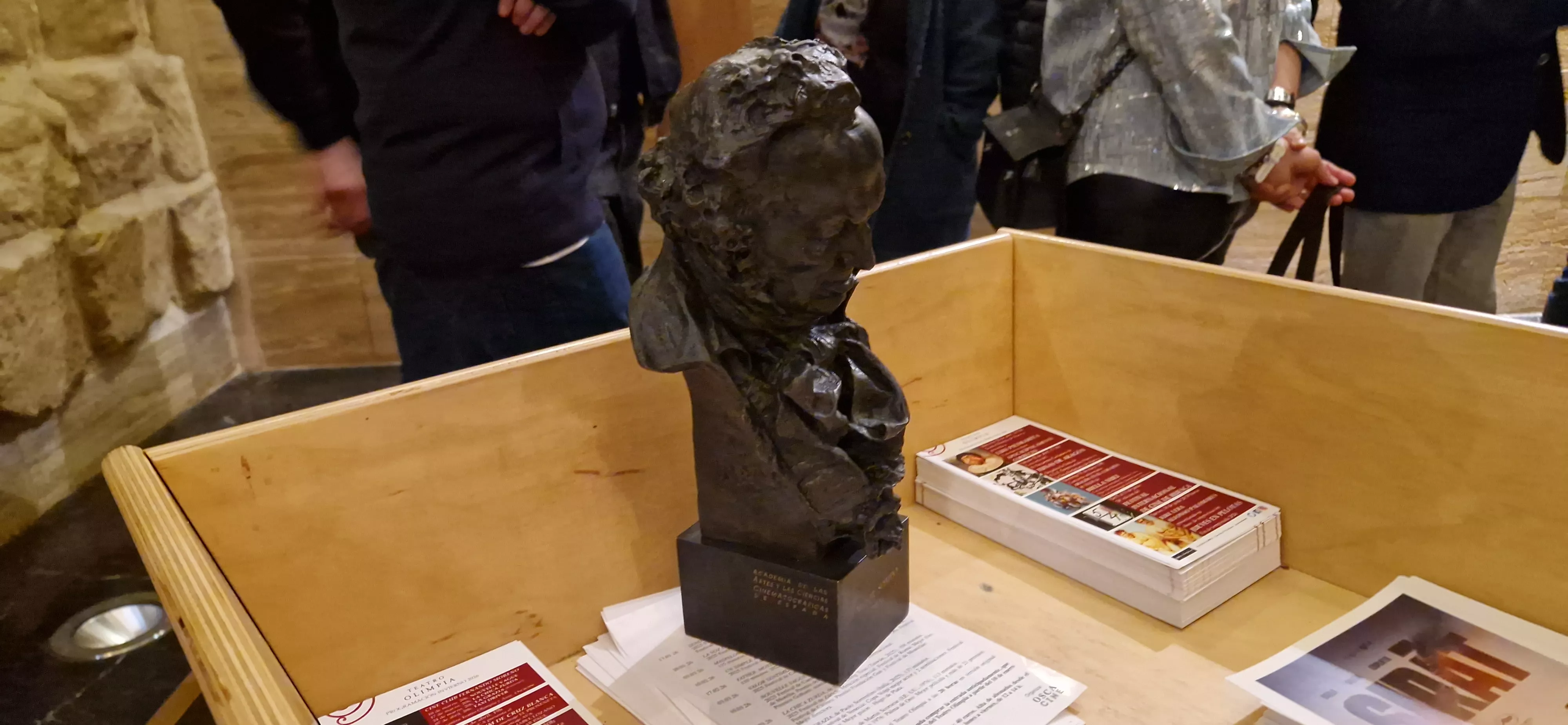 Homenaje de Oscacine a Yasmina Praderas y Andrés Campo. Foto Myriam Martínez