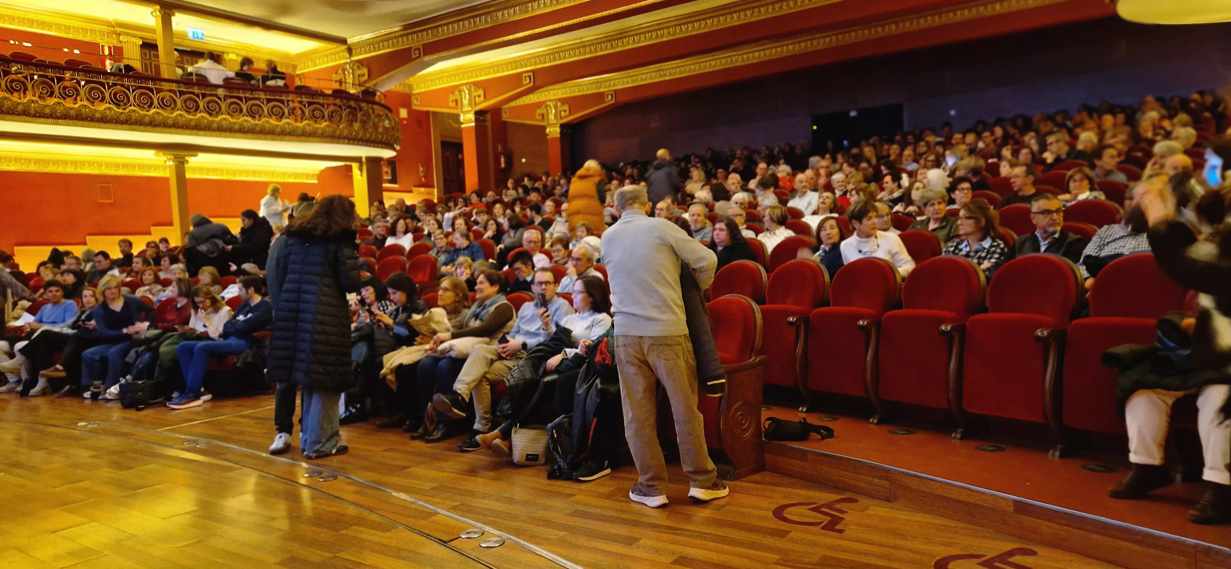 Homenaje de Oscacine a Yasmina Praderas y Andrés Campo. Foto Myriam Martínez