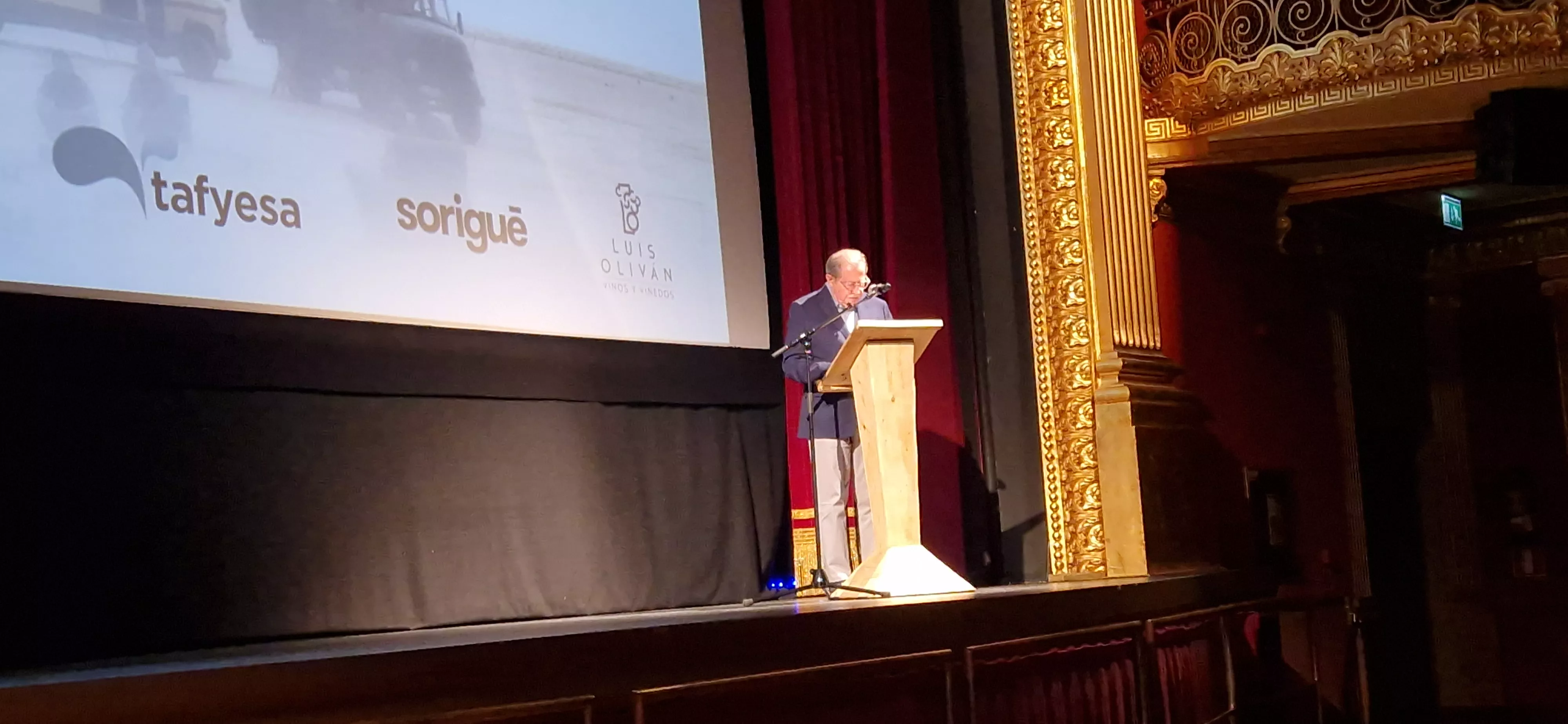 Homenaje de Oscacine a Yasmina Praderas y Andrés Campo. Foto Myriam Martínez