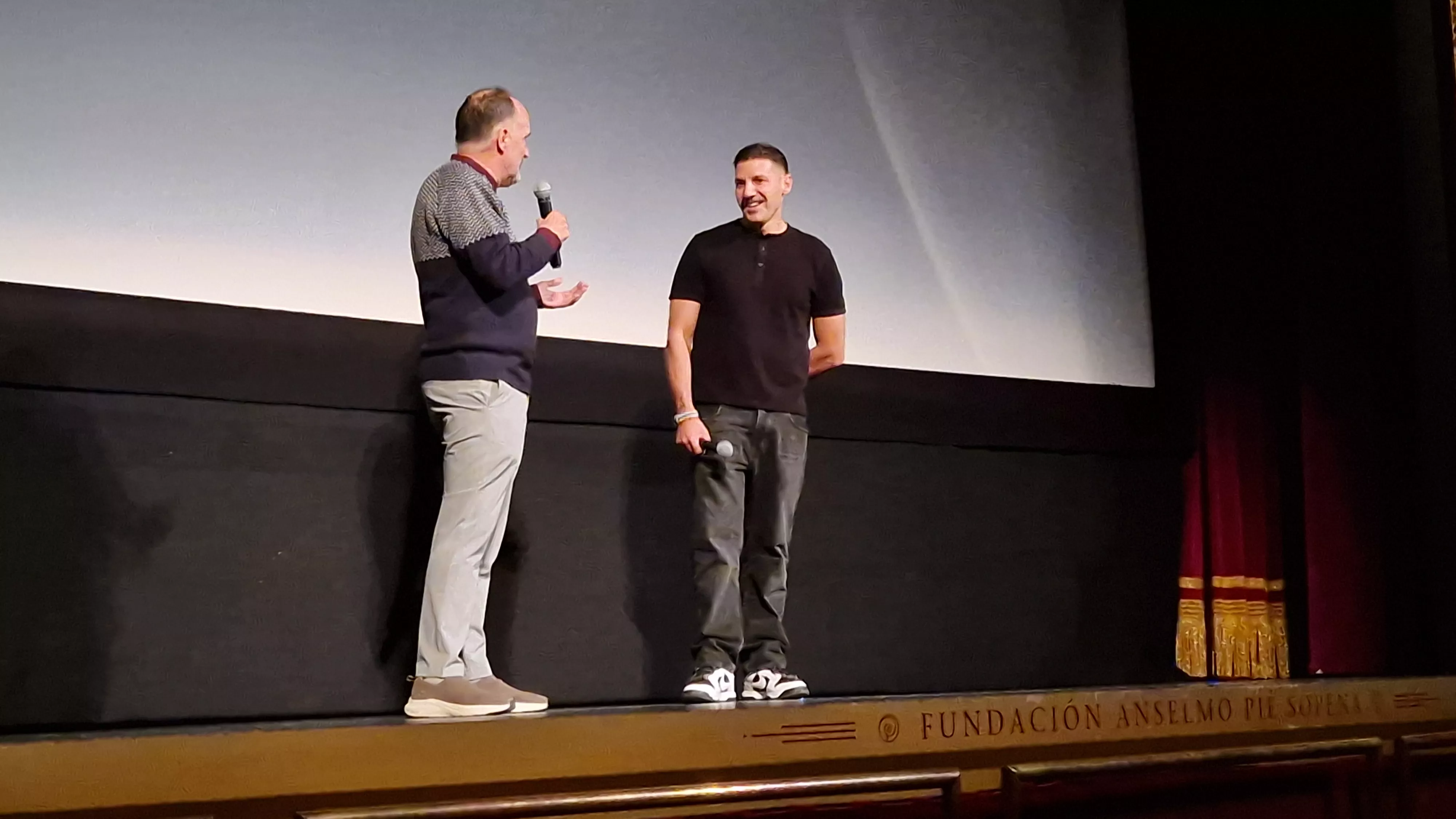 Homenaje de Oscacine a Yasmina Praderas y Andrés Campo. Foto Myriam Martínez