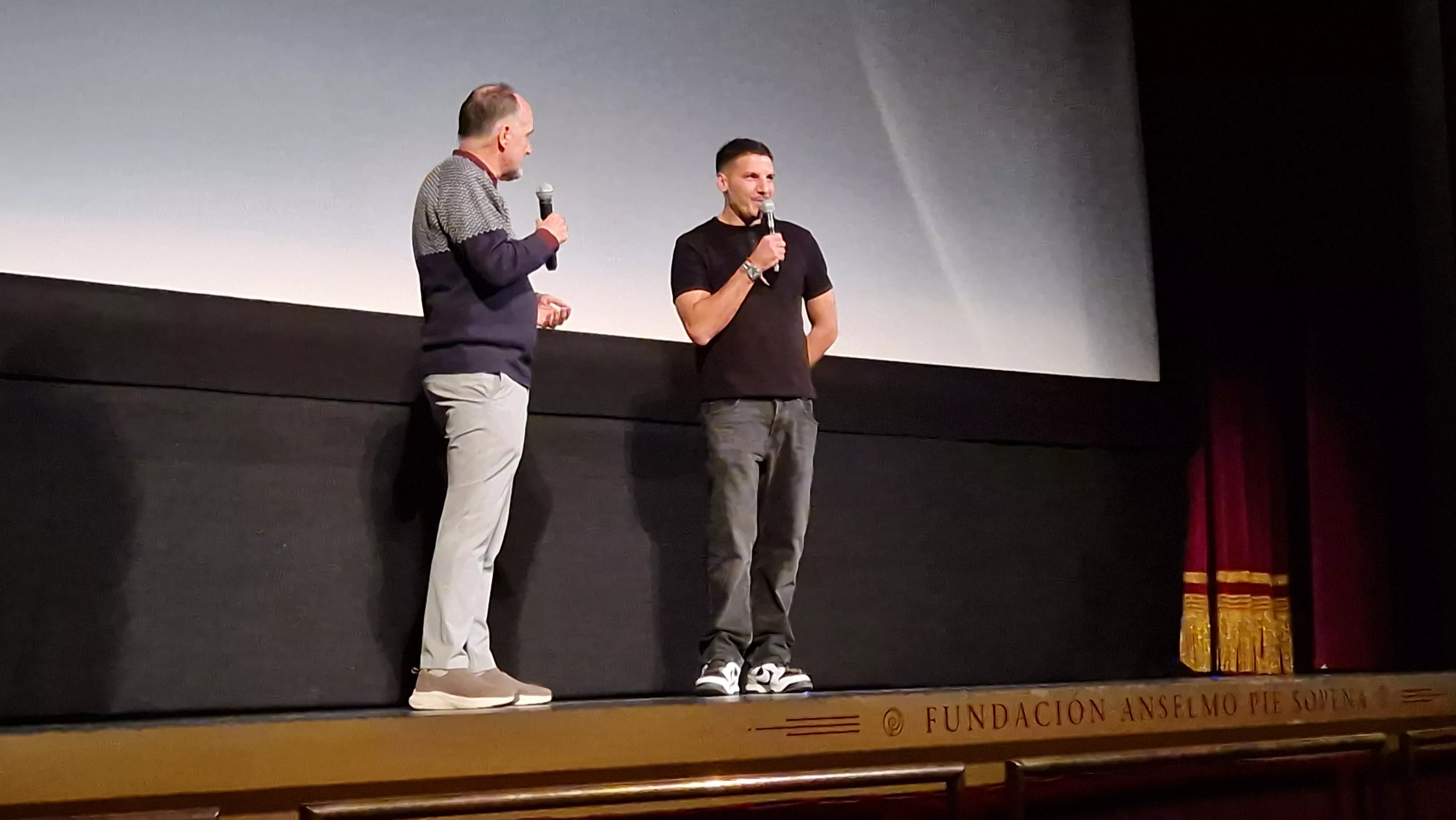 Homenaje de Oscacine a Yasmina Praderas y Andrés Campo. Foto Myriam Martínez
