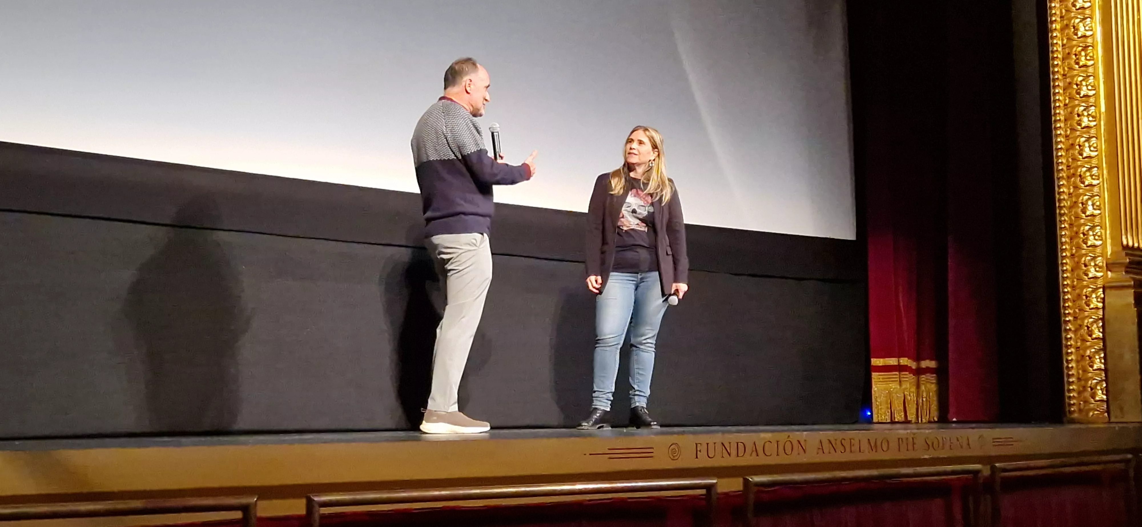 Homenaje de Oscacine a Yasmina Praderas y Andrés Campo. Foto Myriam Martínez