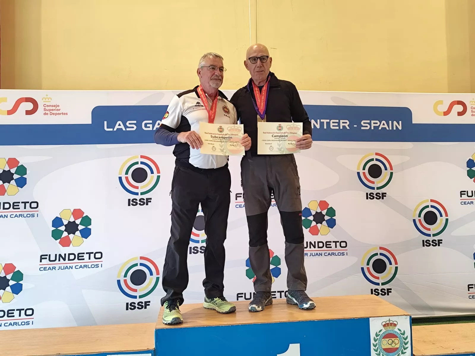 José Vicente Turiégano y Joseph Arrieta, triunfadores en Las Gabias (Granada).