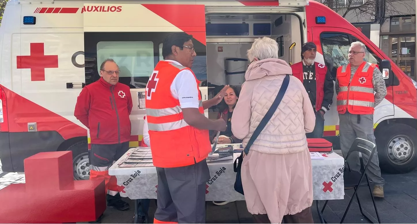 Cruz Roja alerta en Huesca de que abandonar los tratamientos favorece resistencias. Foto Mercedes Manterola
