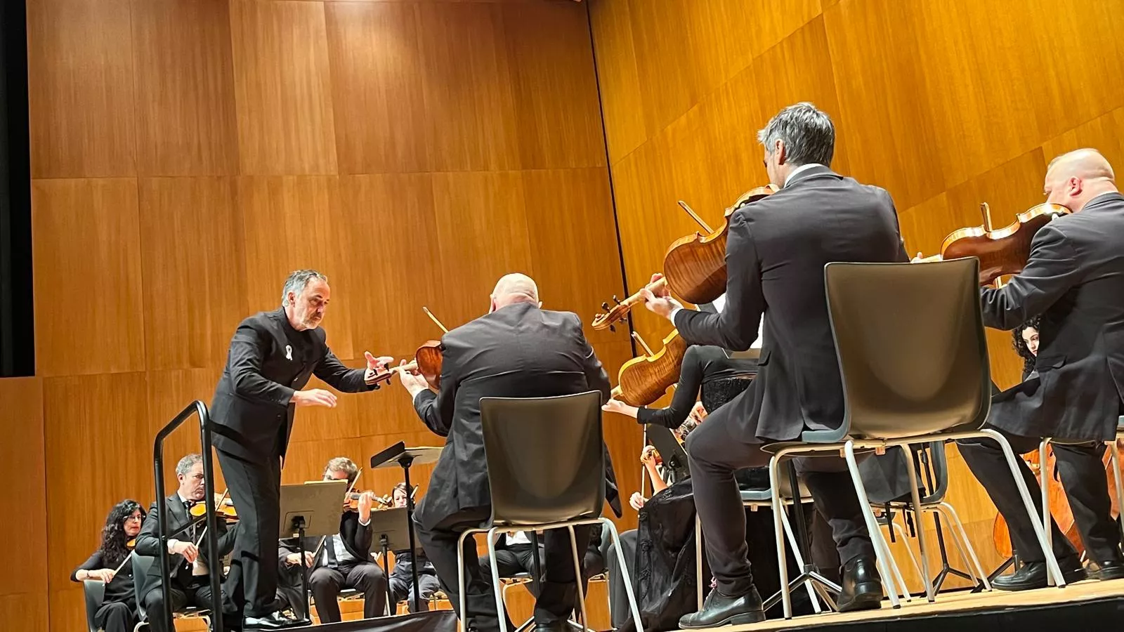 Concierto de la Orquesta Reino de Aragón en el Palacio de Congresos de Huesca. Foto Mercedes Manterola