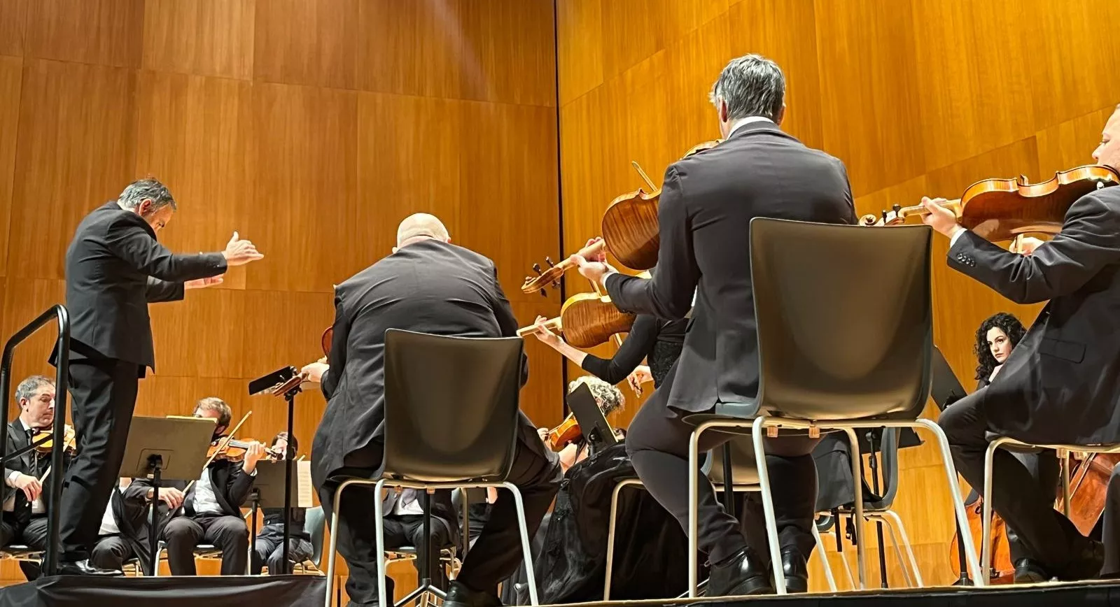 Concierto de la Orquesta Reino de Aragón en el Palacio de Congresos de Huesca. Foto Mercedes Manterola