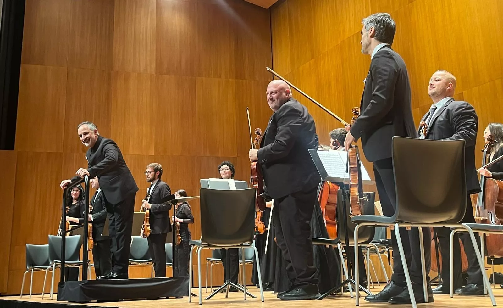 Concierto de la Orquesta Reino de Aragón en el Palacio de Congresos de Huesca. Foto Mercedes Manterola