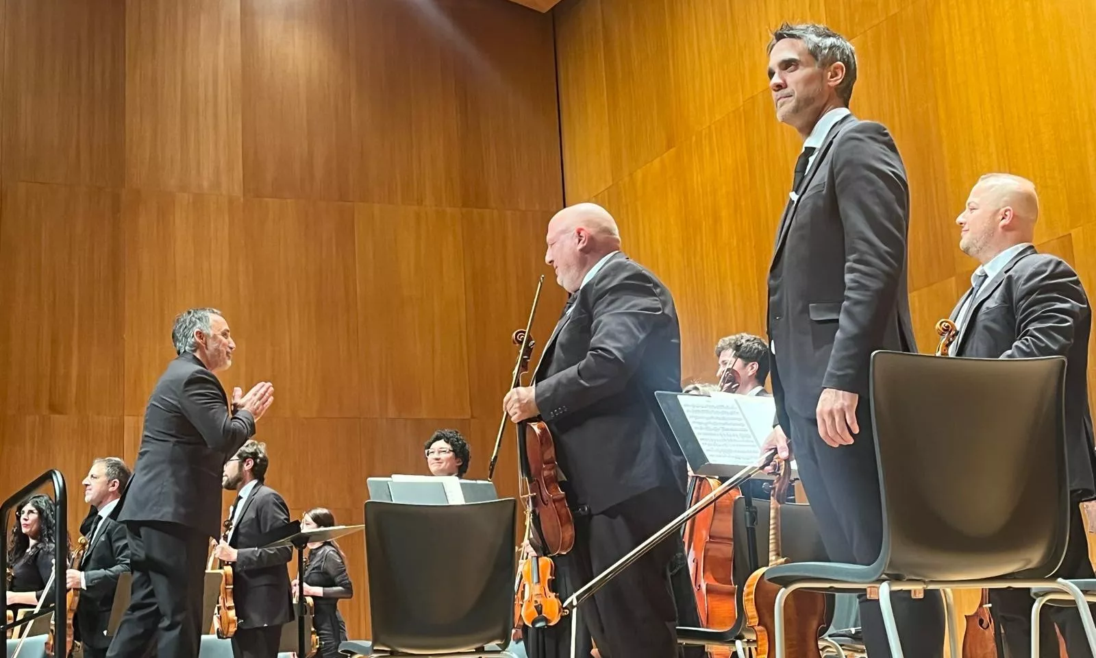 Concierto de la Orquesta Reino de Aragón en el Palacio de Congresos de Huesca. Foto Mercedes Manterola