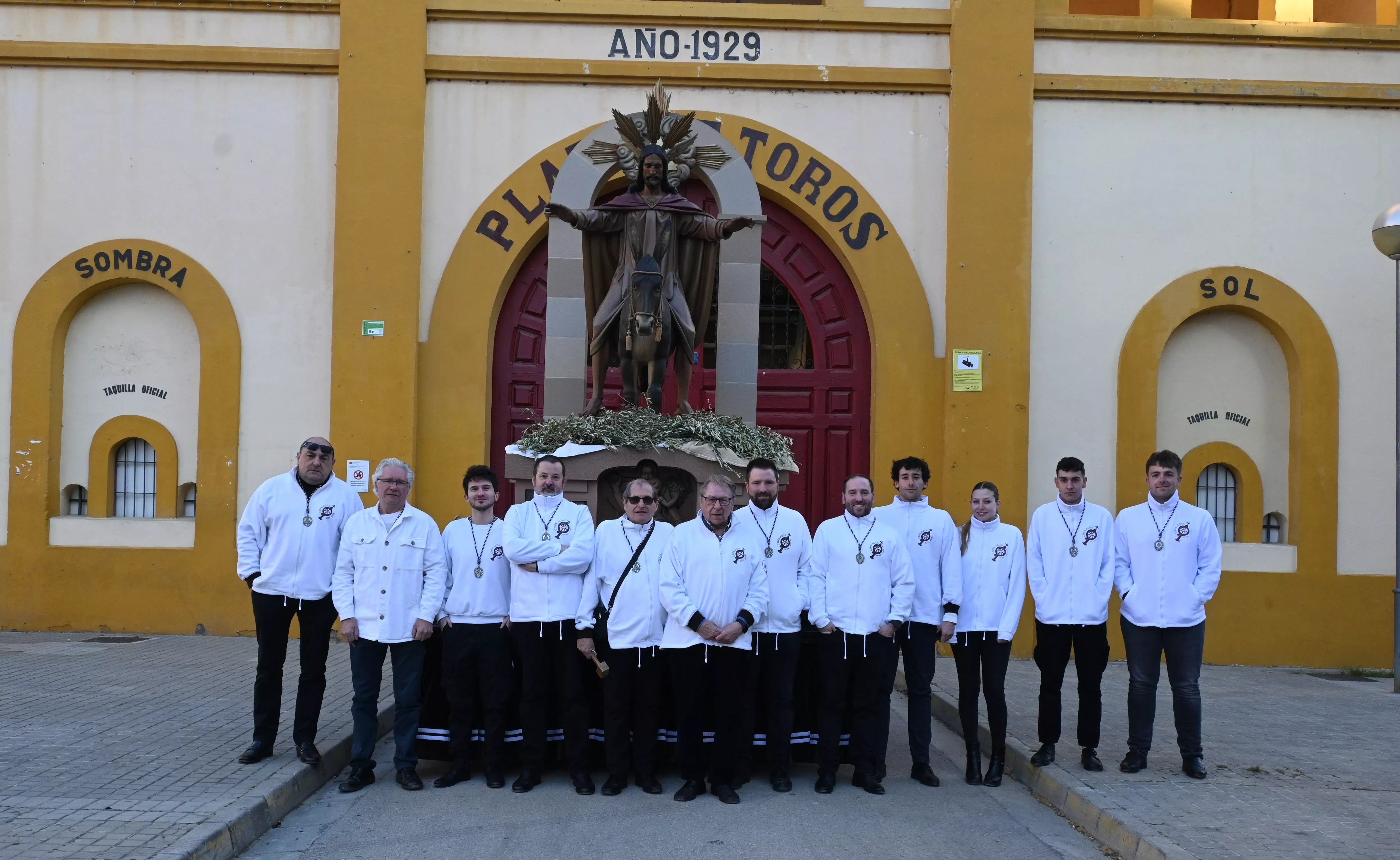 Procesión de la Entrada de Jesús en Jerusalén en Huesca. Foto Carlos Jalle