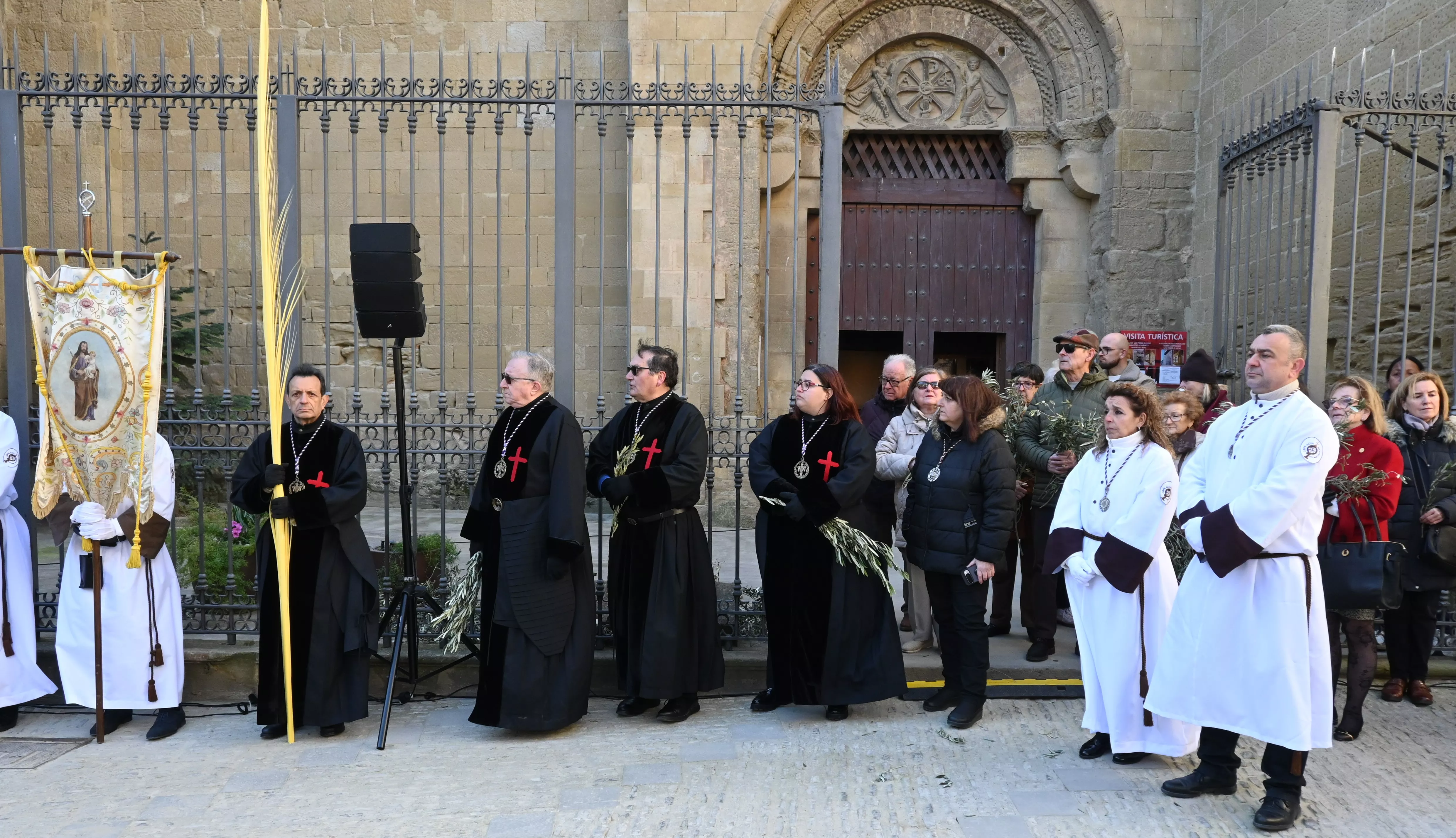 Procesión de la Entrada de Jesús en Jerusalén en Huesca. Foto Carlos Jalle