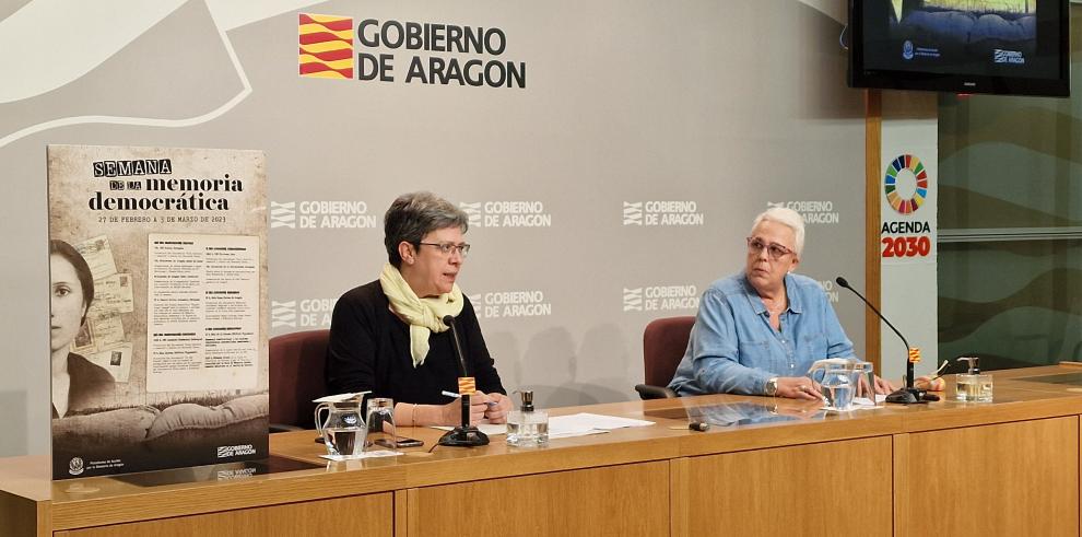Presentación de la Semana de la Memoria Democrática. Foto Gobierno de Aragón