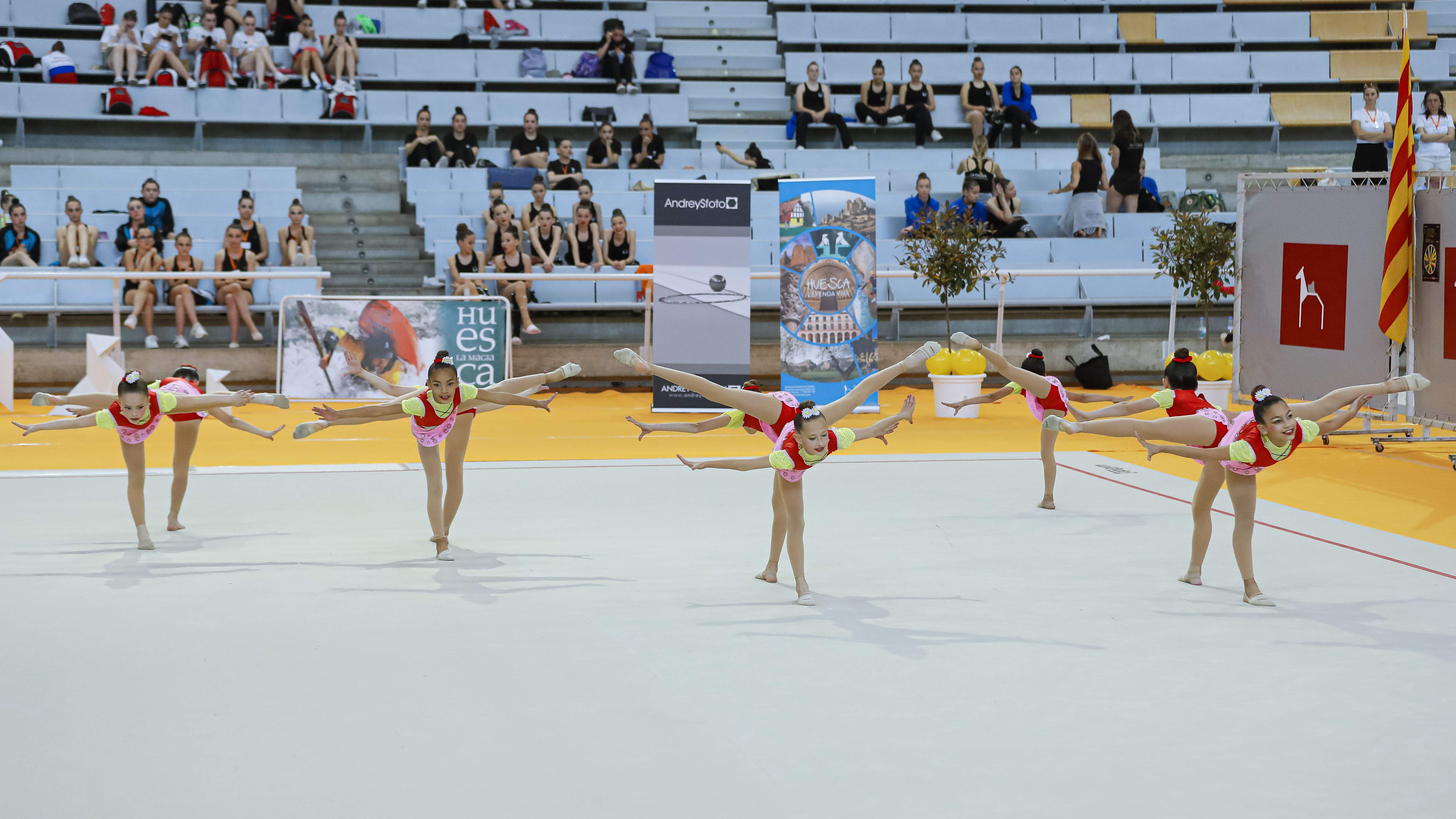 El espectáculo de la gimnasia estética de grupos inunda Barbastro este fin de semana. El espectáculo de la gimnasia estética de grupos inunda Barbastro este fin de semana.