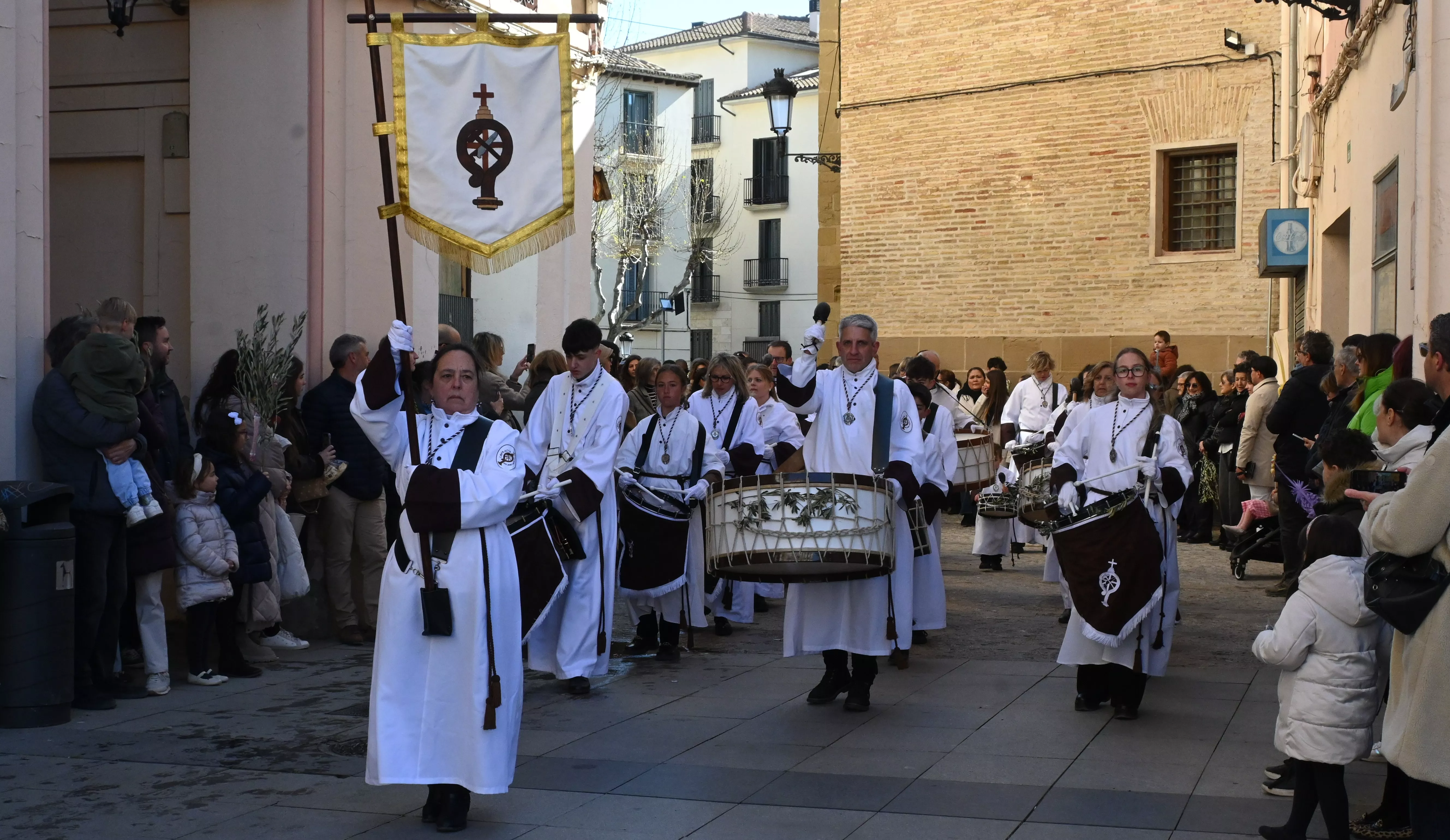 Procesión de la Entrada de Jesús en Jerusalén en Huesca. Foto Carlos Jalle