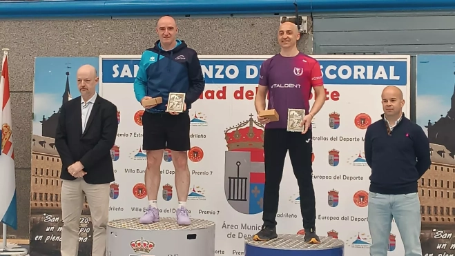 Eduardo Marco, campeón en San Lorenzo de El Escorial.