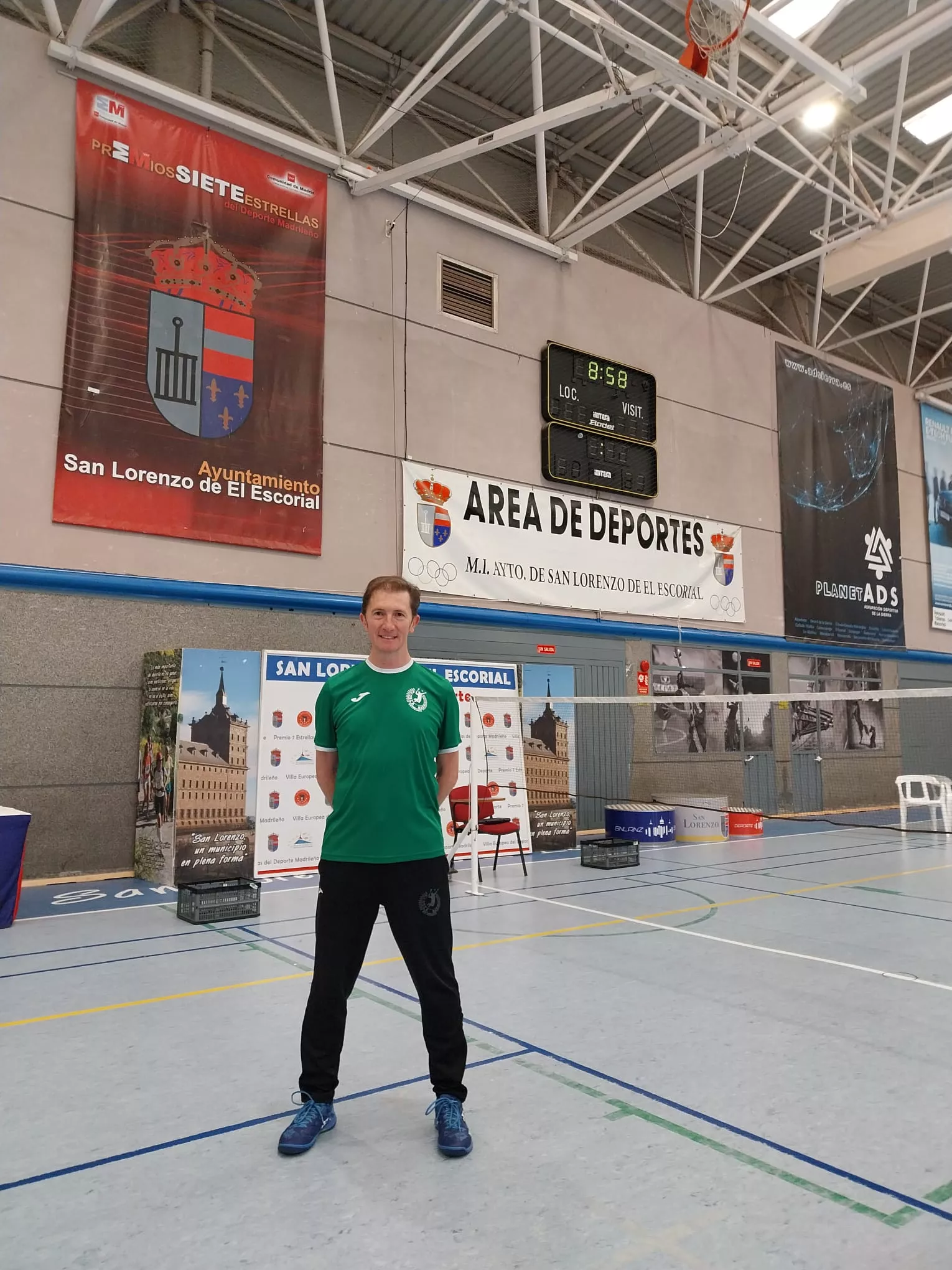 Carlos Bibián en San Lorenzo de El Escorial.