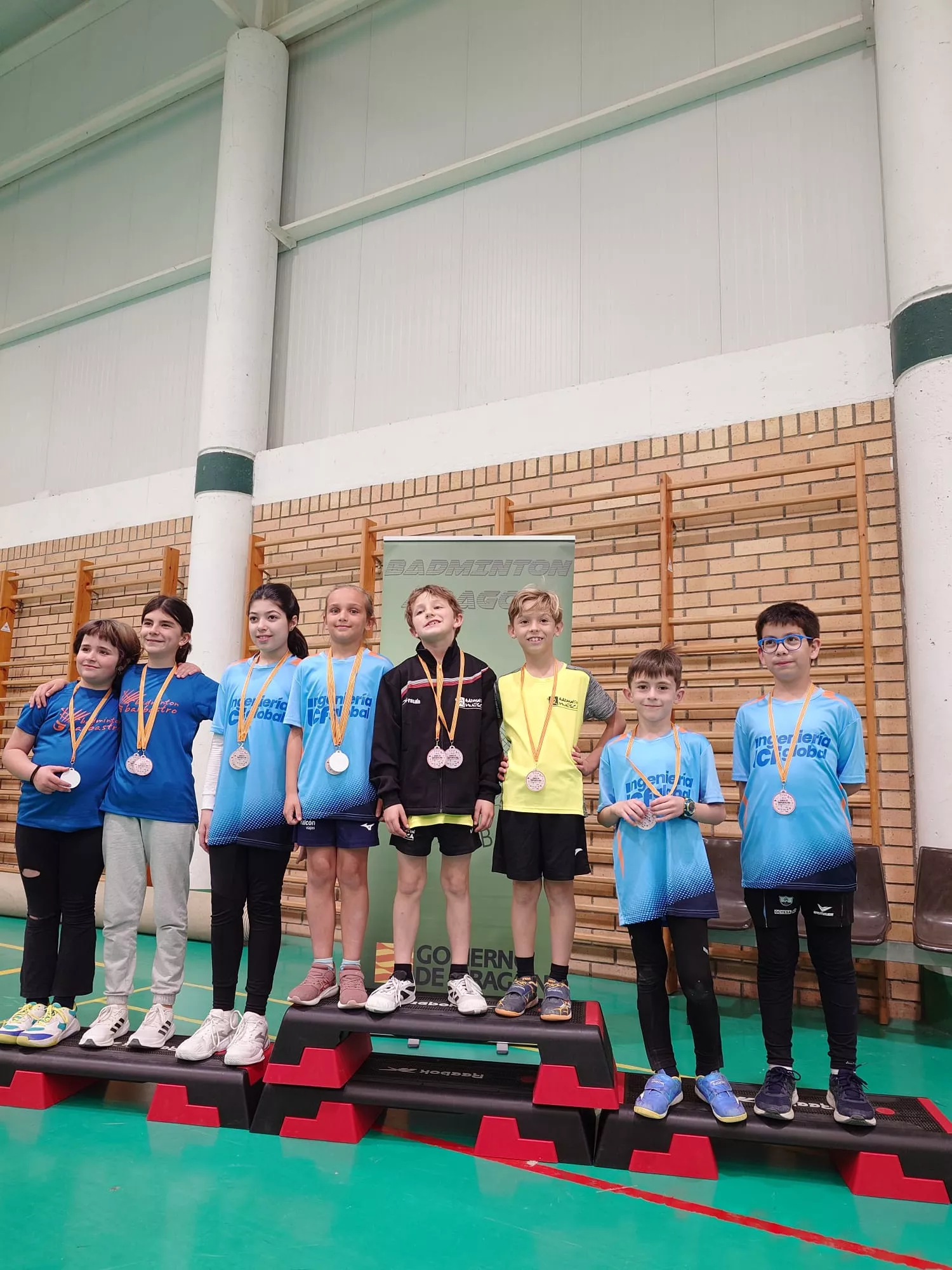 Jornada final del Campeonato Provincial Escolar de bádminton