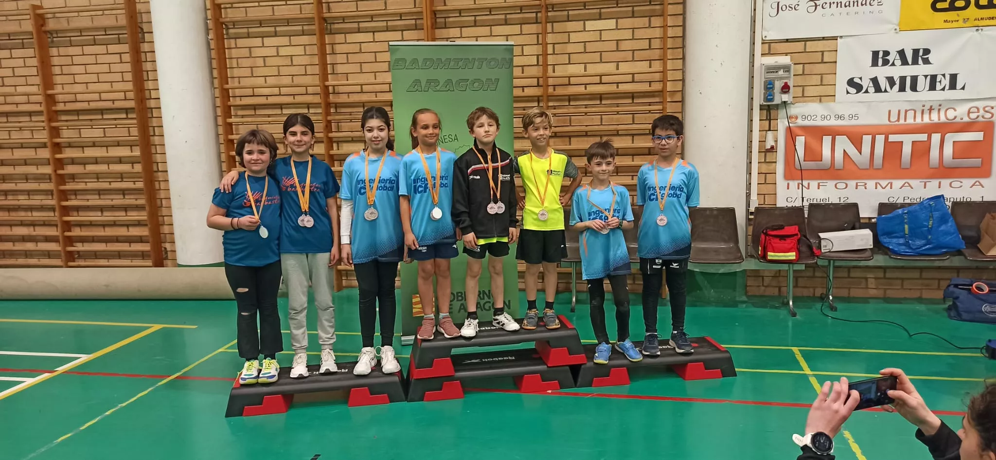 Jornada final del Campeonato Provincial Escolar de bádminton