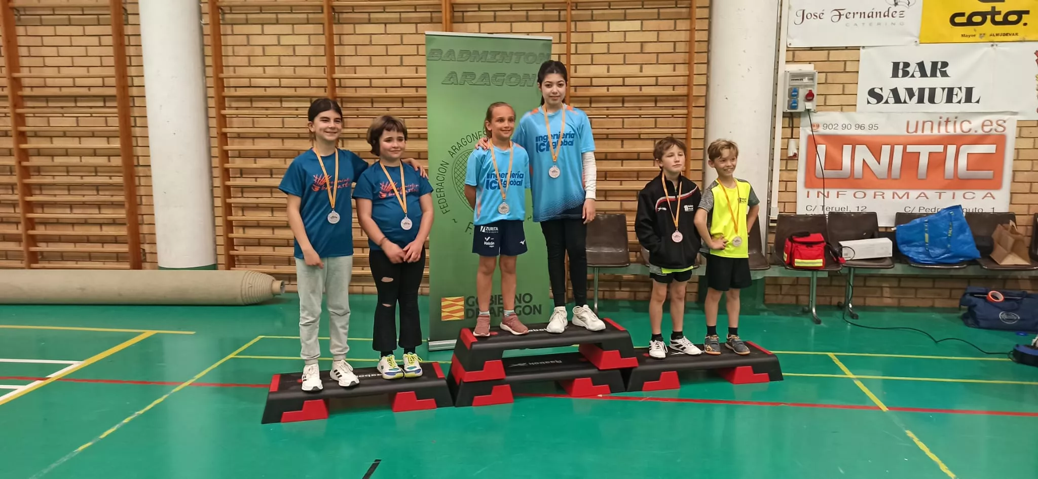 Jornada final del Campeonato Provincial Escolar de bádminton