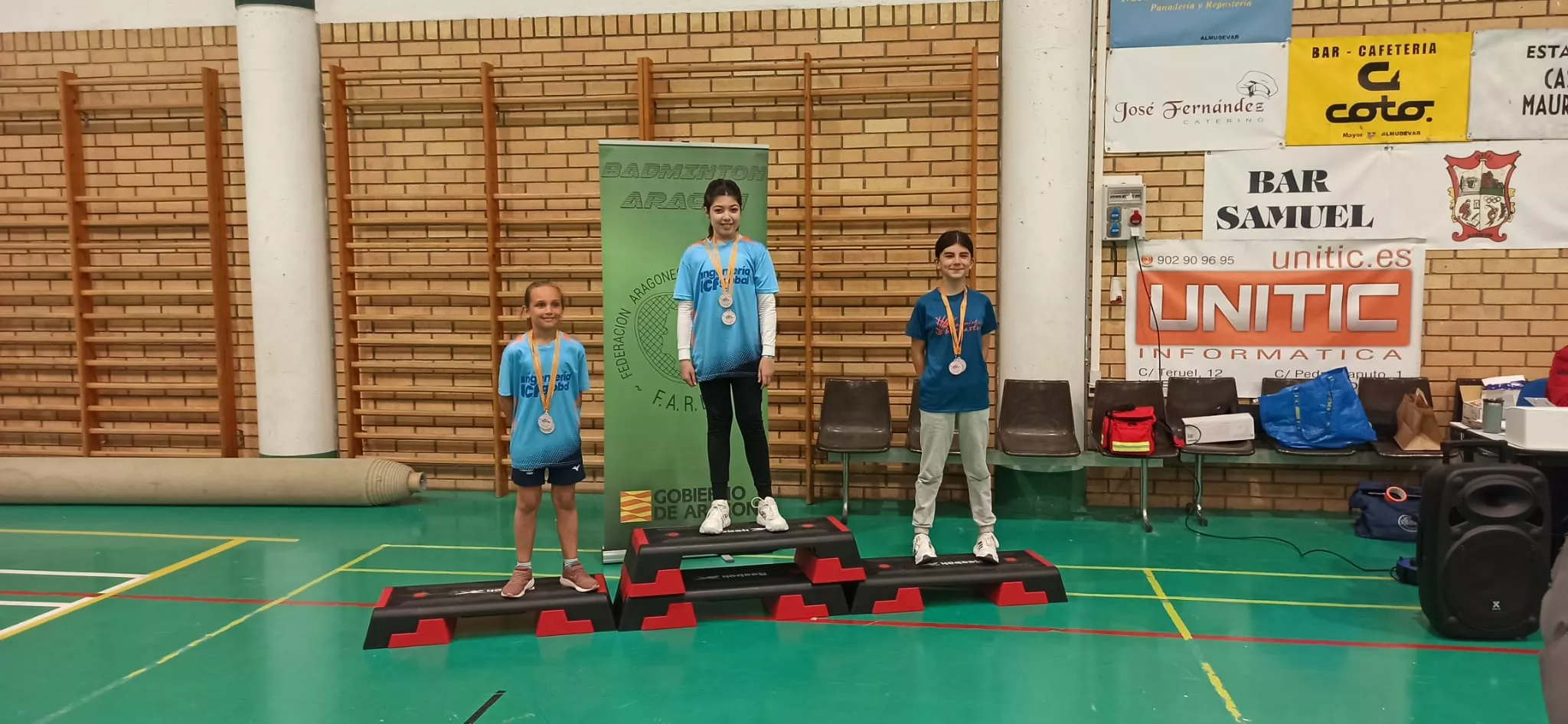 Jornada final del Campeonato Provincial Escolar de bádminton