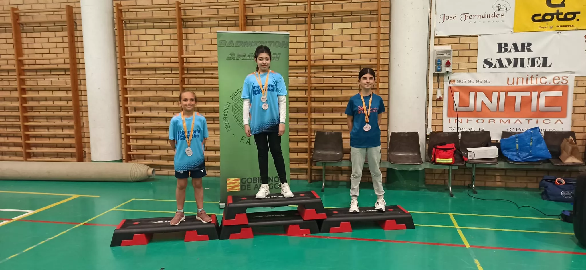 Jornada final del Campeonato Provincial Escolar de bádminton