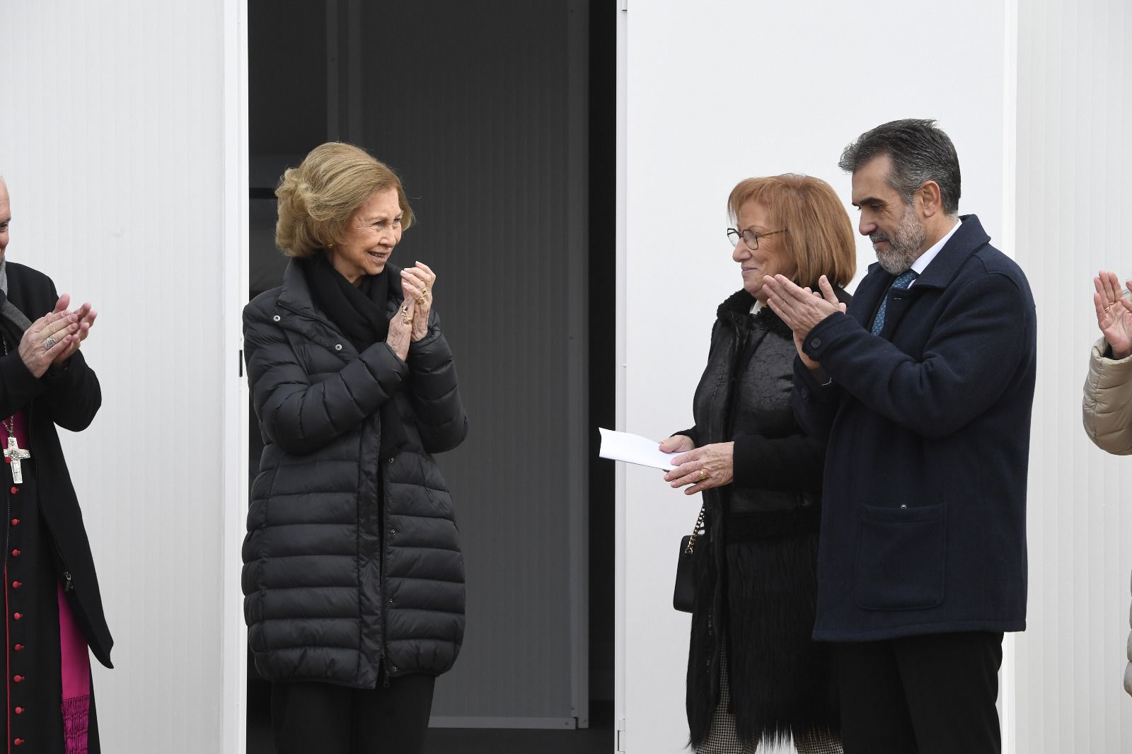 La Reina Sofía visitó la provincia el 10 de febrero de 2023, con varios actos en Fraga. 