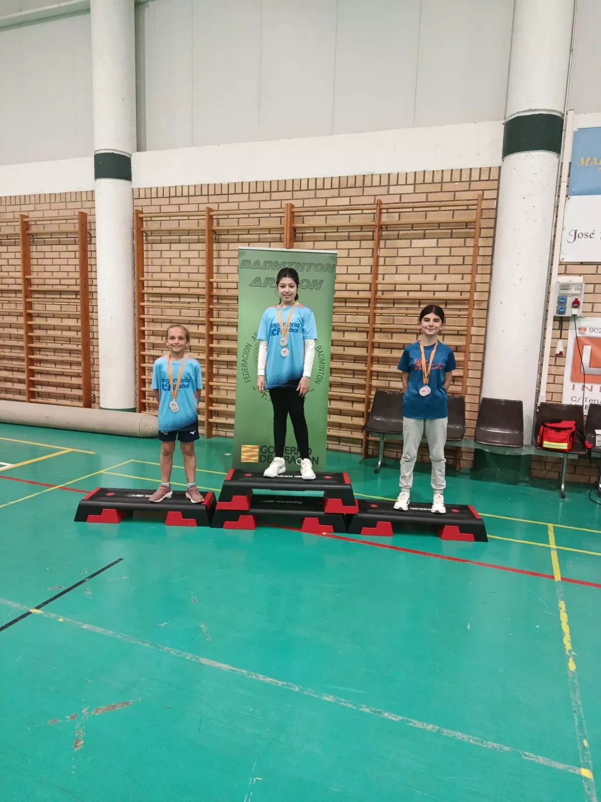 Jornada final del Campeonato Provincial Escolar de bádminton