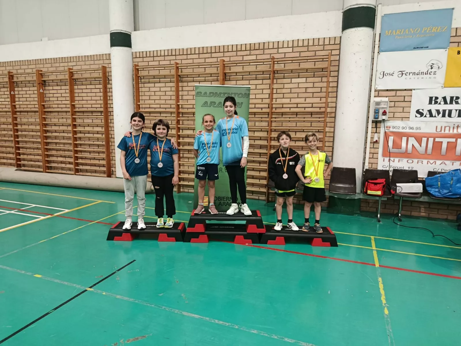 Jornada final del Campeonato Provincial Escolar de bádminton