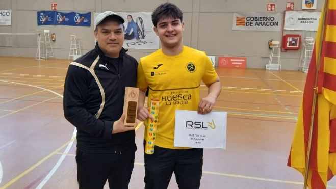 Luis Suárez y Gonzalo Isábal en Alfajarín