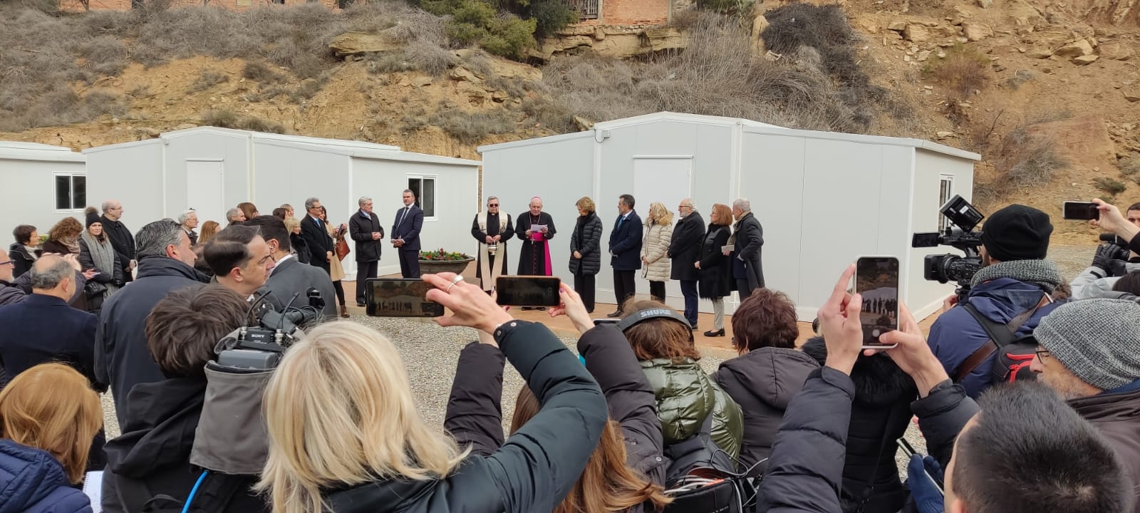Imágenes de la visita de la reina Sofía a Fraga. Foto Ayuntamiento de Fraga