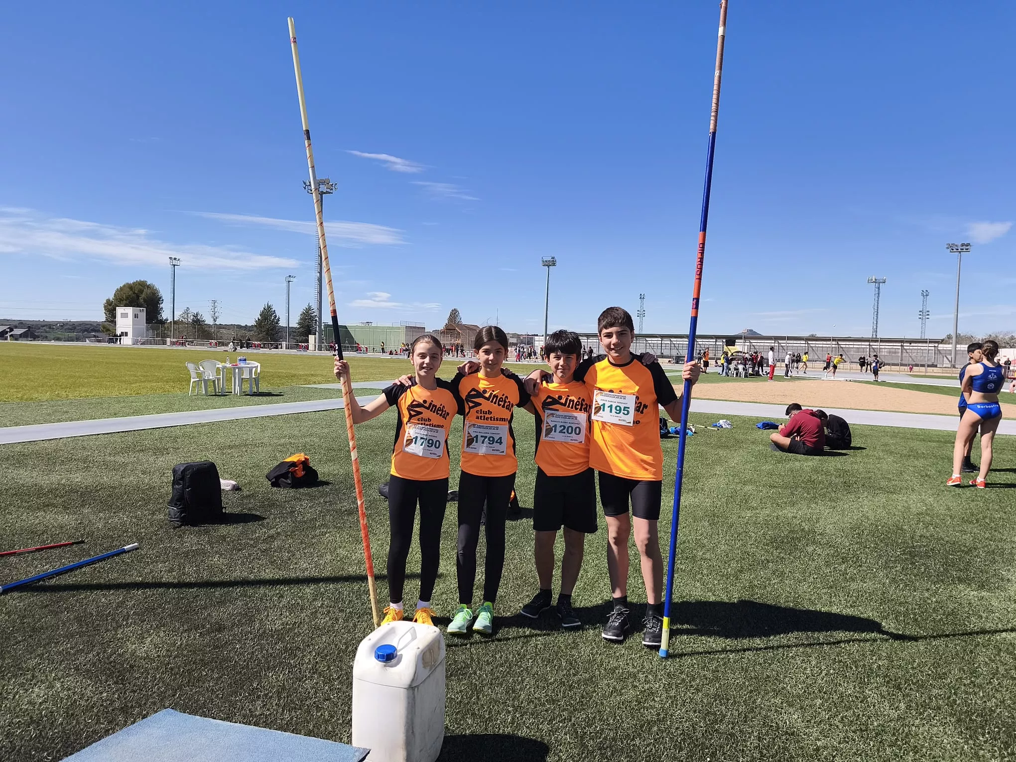 Fases previas de atletismo Sub-14 y Sub-16 en Sabiñánigo y Barbastro