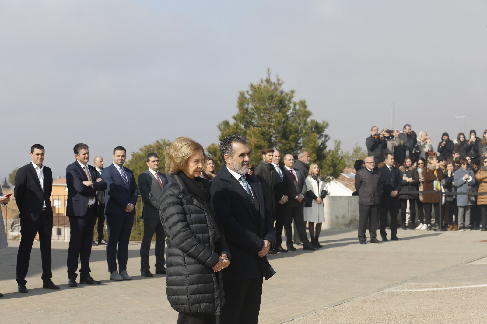 Imágenes de la visita de la reina Sofía a Fraga. Foto Ayuntamiento de Fraga