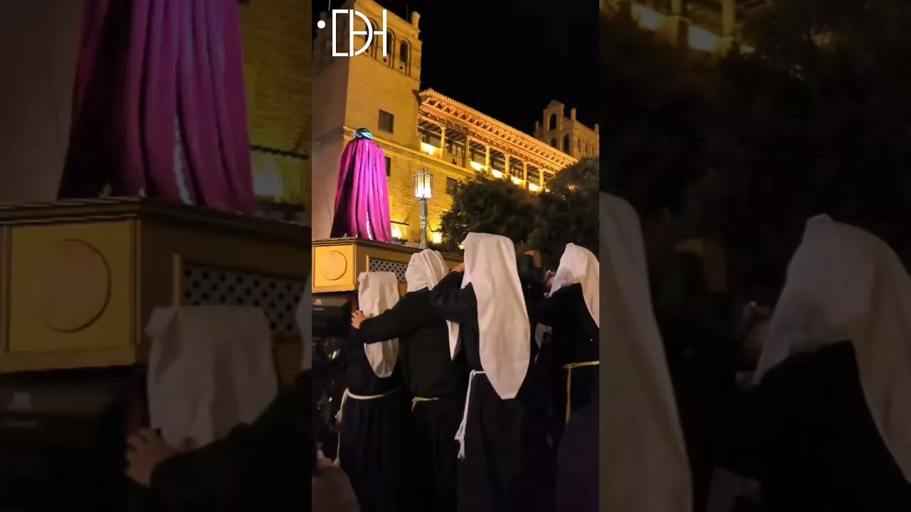 Devoción profunda en la Procesión del Cristo de los Gitanos de Huesca