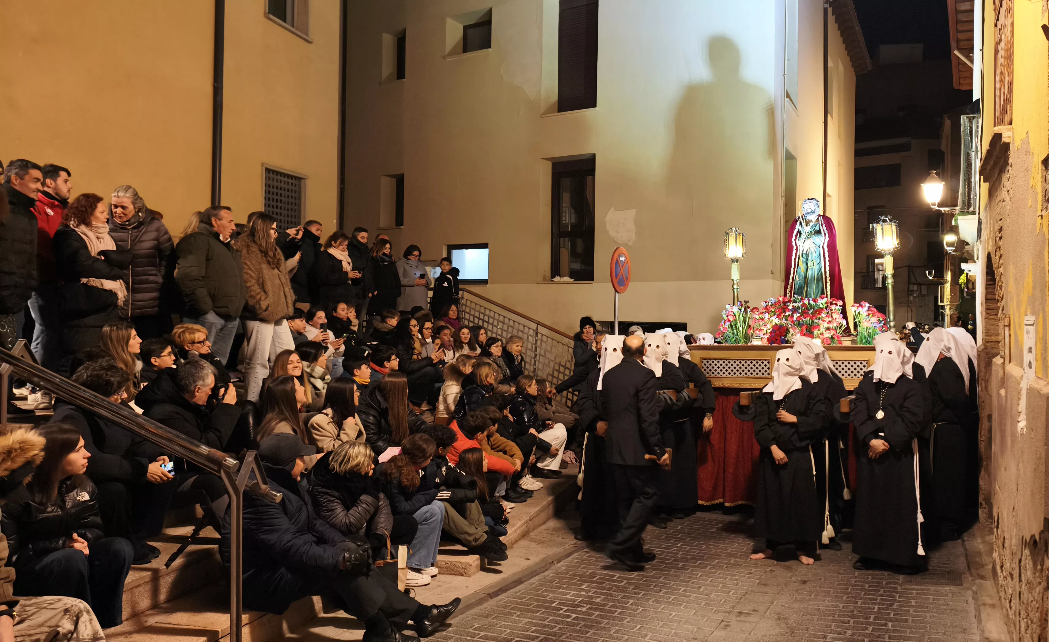 Procesión del Santo Cristo de los Gitanos de Huesca. Foto María José Sampietro