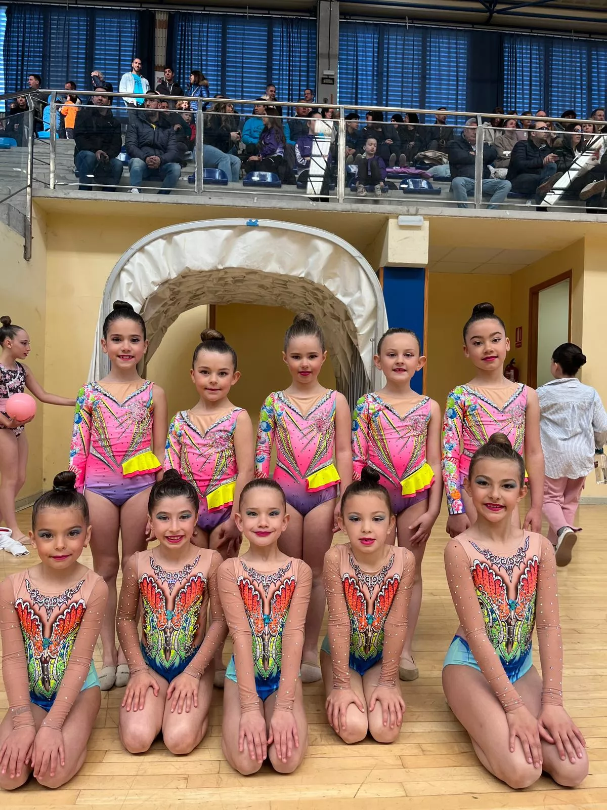 Club 2000 Barbastro, gimnastas y podios 