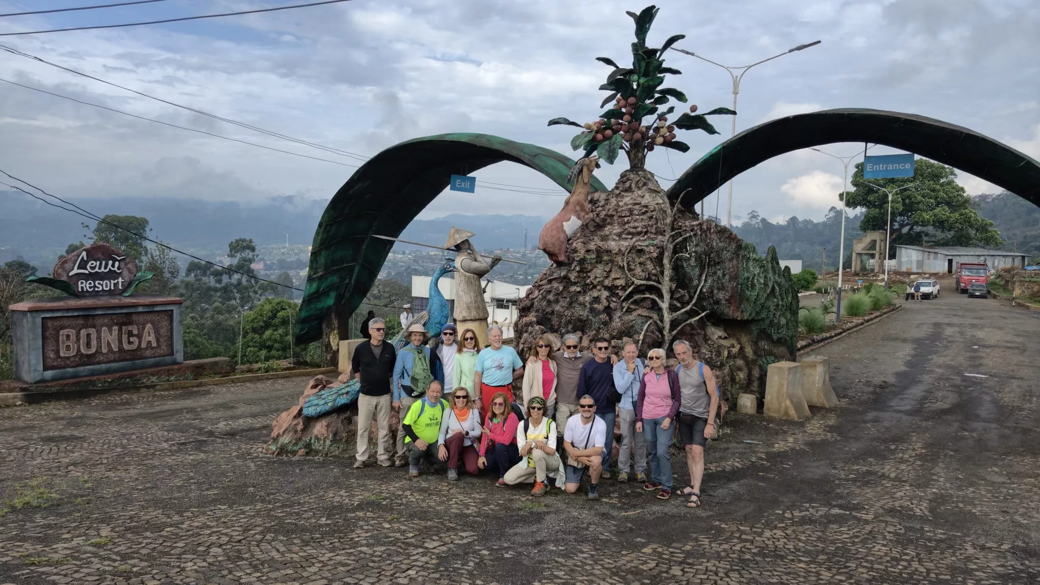 16 expedicionarios a Etiopía en un viaje solidario de Entarachen Bosco Global. Fotos Antonio Rico