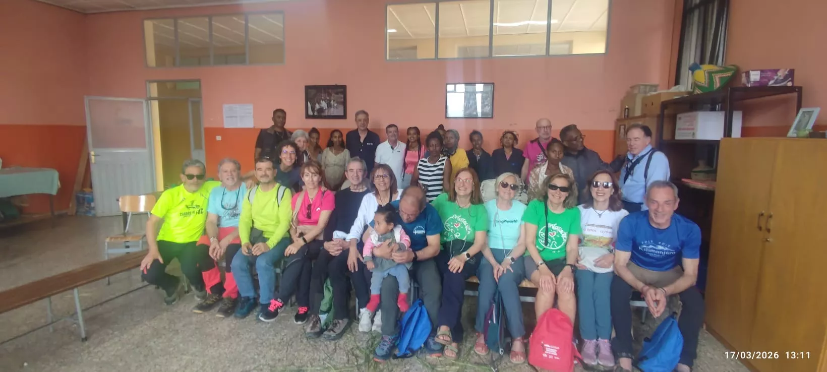 16 expedicionarios a Etiopía en un viaje solidario de Entarachen Bosco Global. Fotos Antonio Rico