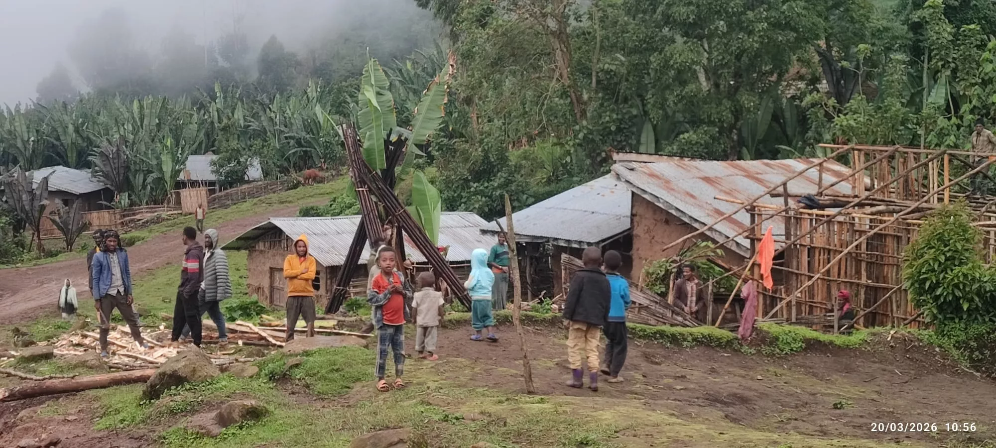 16 expedicionarios a Etiopía en un viaje solidario de Entarachen Bosco Global. Fotos Antonio Rico