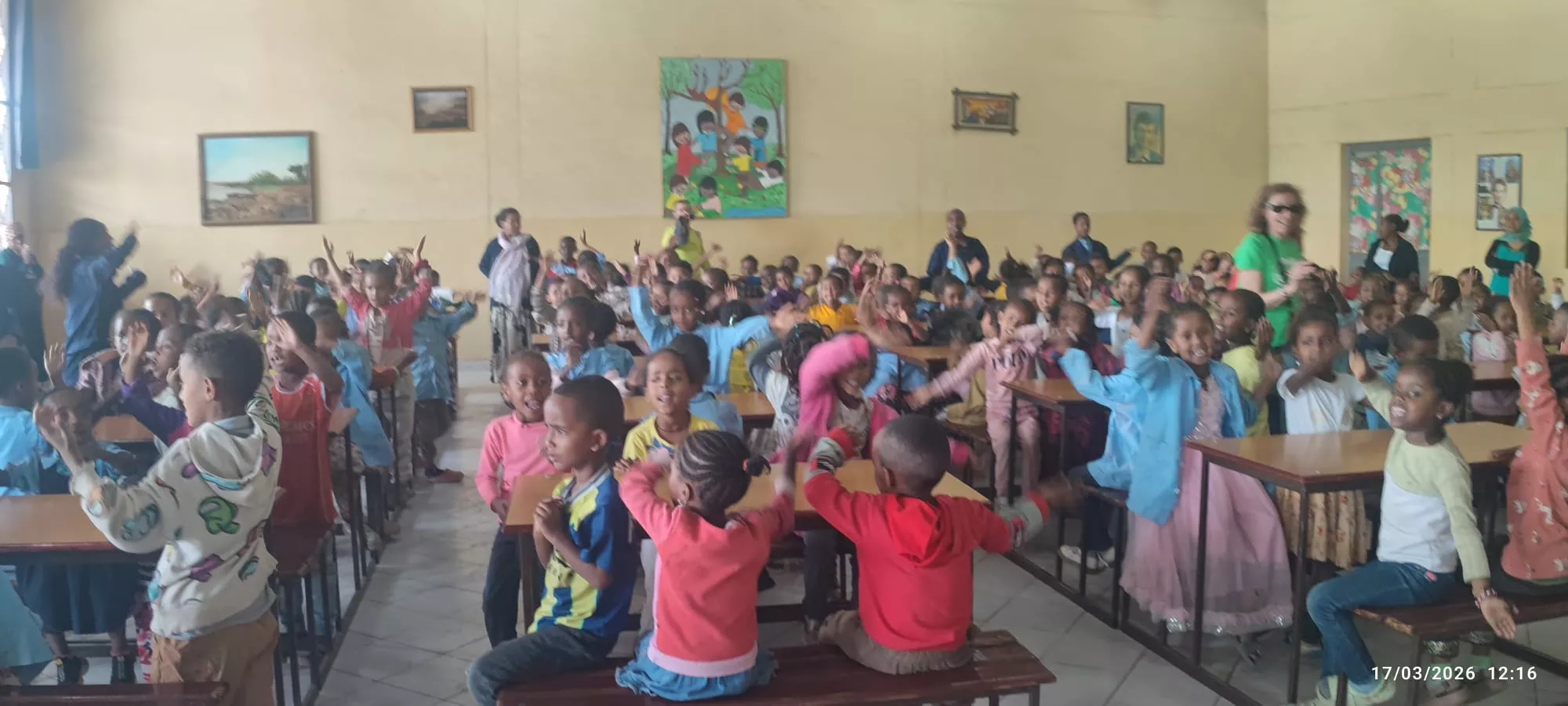 16 expedicionarios a Etiopía en un viaje solidario de Entarachen Bosco Global. Fotos Antonio Rico